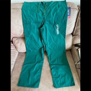 Cherokee green scrub pants